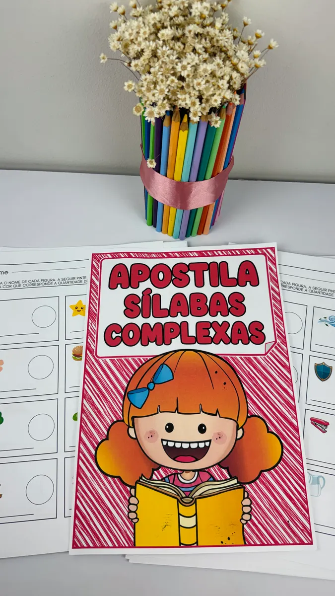 Capa de Apostila Sílabas Complexas
