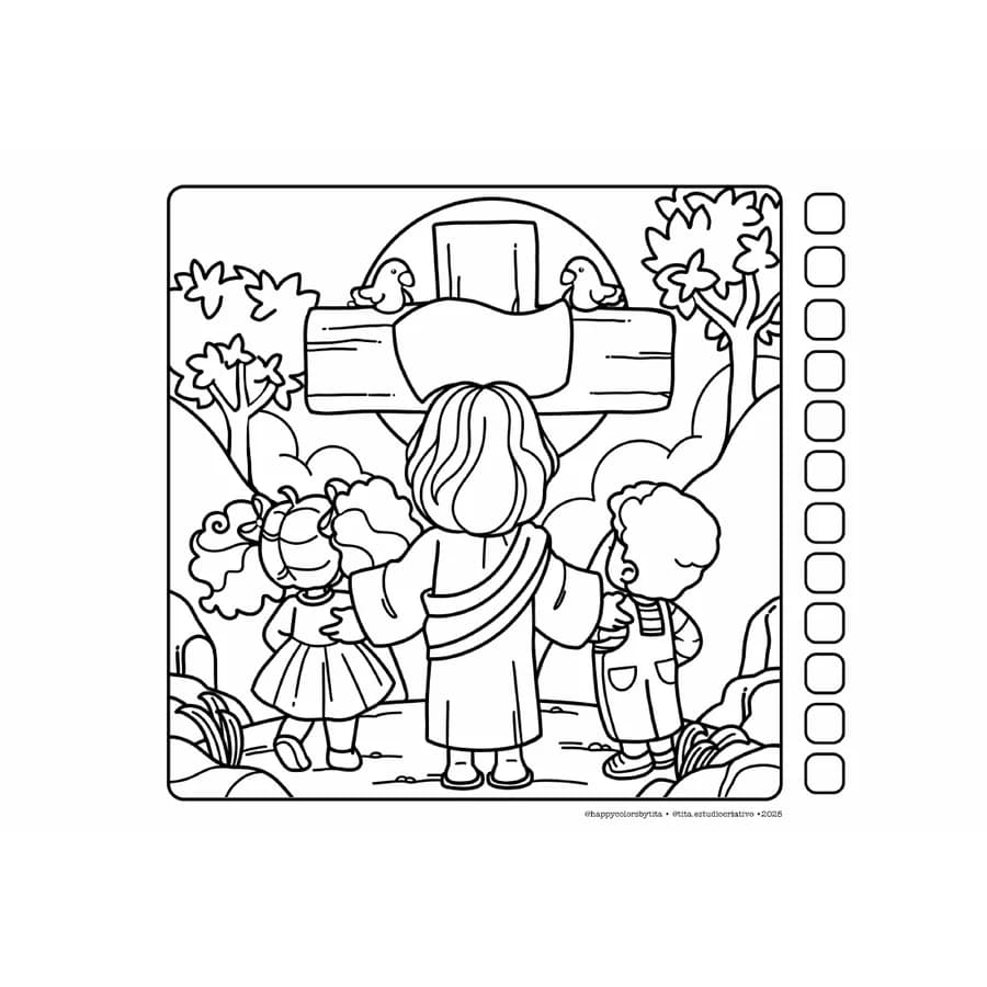 Imagem de Livro de Colorir Jesus