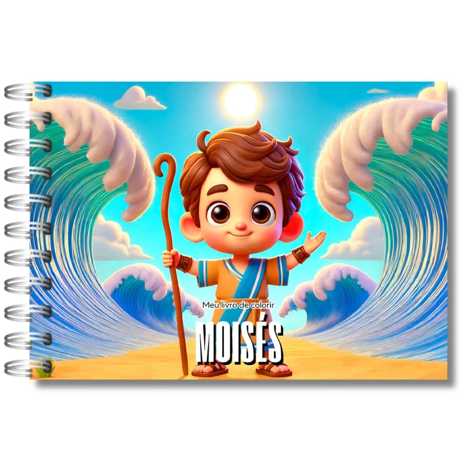 Imagem de Livro de Colorir Moisés
