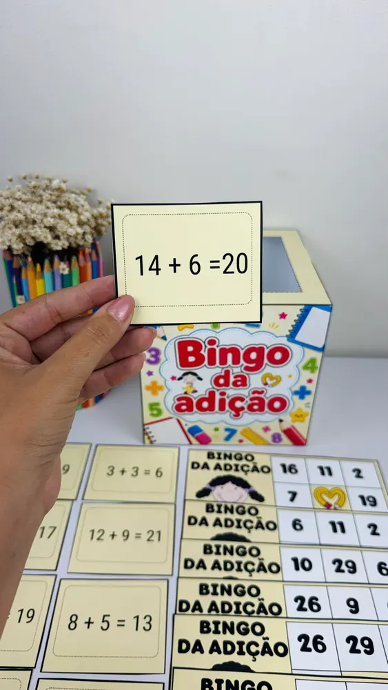 Página de prévia 1 de Bingo da Adição