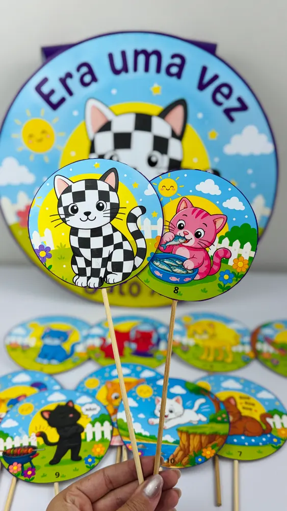 Página de prévia 1 de Sacola de História: O Gato Xadrez